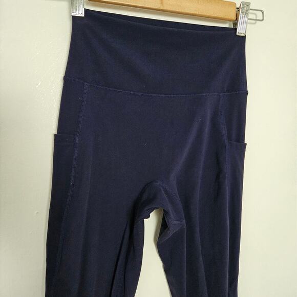 BuffBunny High Waist Pocket Leggings XS Navy Blue - Picture 2 of 6